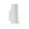 Aplique exterior de aluminio doble luz H19cm Nevada Medidas