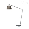 Lámpara de pie con pantalla de tela H190cm Velvet Promoción