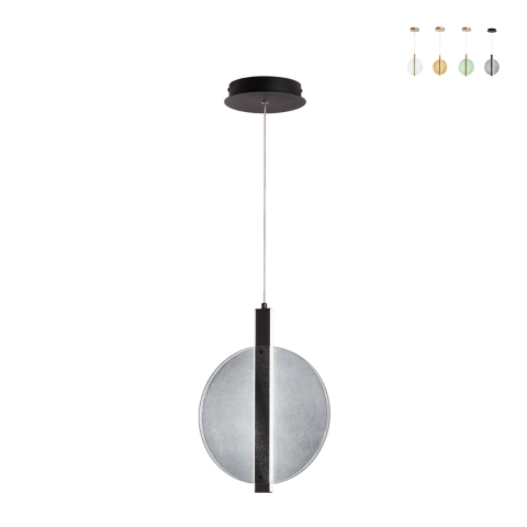 Lámpara colgante de vidrio y metal Ø30cm Juis S Promoción