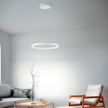 Lámpara LED diseño moderno circular en metal blanco Skyround-S Promoción