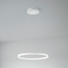 Lámpara LED diseño moderno circular en metal blanco Skyround-S Stock