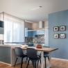 Lámpara colgante moderna de madera con LED para cocina salón Ribot-S Rebajas