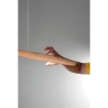 Lámpara colgante moderna de madera con LED para cocina salón Ribot-S Catálogo