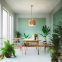 Lámpara de techo de madera diseño moderno Pevero-S Promoción