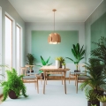 Lámpara de techo de madera diseño moderno Pevero-S Promoción