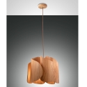 Lámpara de techo de madera diseño moderno Pevero-S Descueto