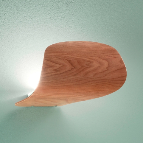 Aplique lámpara de pared moderna LED en madera y metal Pevero-P Promoción