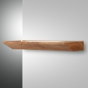 Aplique de madera y vidrio lámpara de pared LED con regulador Linus Venta