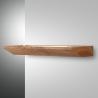 Aplique de madera y vidrio lámpara de pared LED con regulador Linus Venta