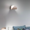 Aplique lámpara de pared LED moderna en metal vidrio soplado Adria-P Descueto