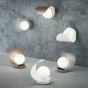 Aplique lámpara de pared LED moderna en metal vidrio soplado Adria-P Precio