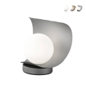 Lámpara de mesa moderna LED con pantalla esférica de vidrio Adria-T Promoción