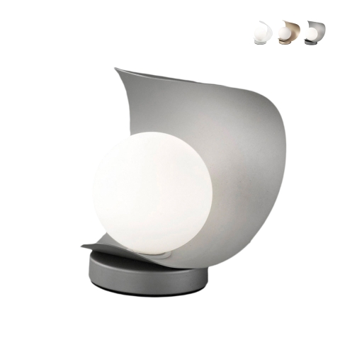 Lámpara de mesa moderna LED con pantalla esférica de vidrio Adria-T Promoción