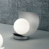 Lámpara de mesa moderna LED con pantalla esférica de vidrio Adria-T Venta