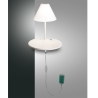 Lámpara de pared LED con regulador y USB para dormitorio Goodnight Descueto