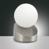 Lámpara LED moderna de mesa para dormitorio con esfera de vidrio soplado Gravity Oferta