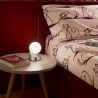 Lámpara LED moderna de mesa para dormitorio con esfera de vidrio soplado Gravity Rebajas