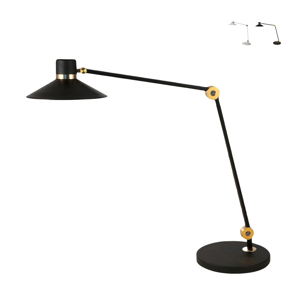 Lámpara de escritorio moderna de LED con brazos ajustables Panarea. Promoción Lámpara de escritorio moderna de LED con brazos ajustables Panarea. Promoción
