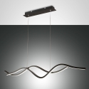 Lámpara colgante moderna LED con diseño ondulado Sinuo Descueto