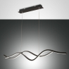 Lámpara colgante moderna LED con diseño ondulado Sinuo Descueto