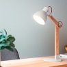 Lámpara de mesa de escritorio moderna de madera diseño nórdico Sveva-T Oferta