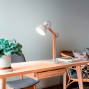 Lámpara de mesa de escritorio moderna de madera diseño nórdico Sveva-T Venta