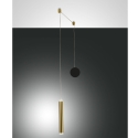 Lámpara de techo moderna LED de metal con difusor tubular Prado-D Oferta
