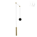 Lámpara de techo moderna LED de metal con difusor tubular Prado-D Promoción