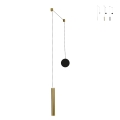 Lámpara de techo moderna LED de metal con difusor tubular Prado-D Promoción