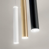 Lámpara LED colgante moderna con difusor tubular Prado-C Stock