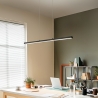 Lámpara de techo LED para cocina y sala de estar diseño moderno rectangular Ling-S Rebajas