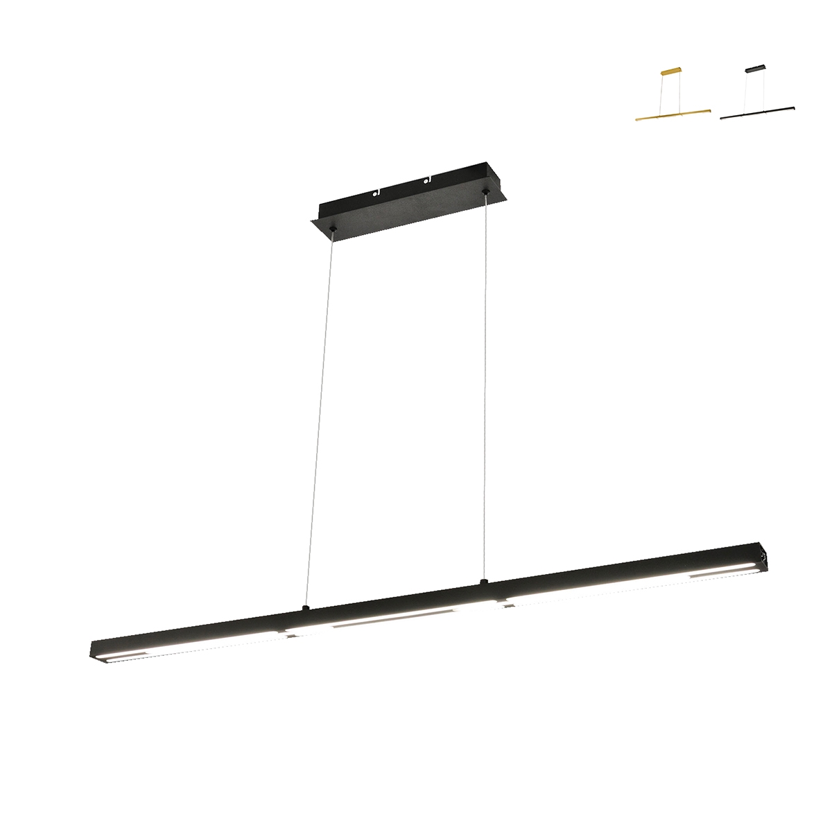 Lámpara de techo LED para cocina y sala de estar diseño moderno rectangular Ling-S Promoción