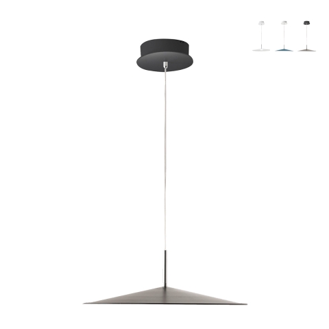 Lámpara colgante moderna con difusor LED circular Kasa Promoción