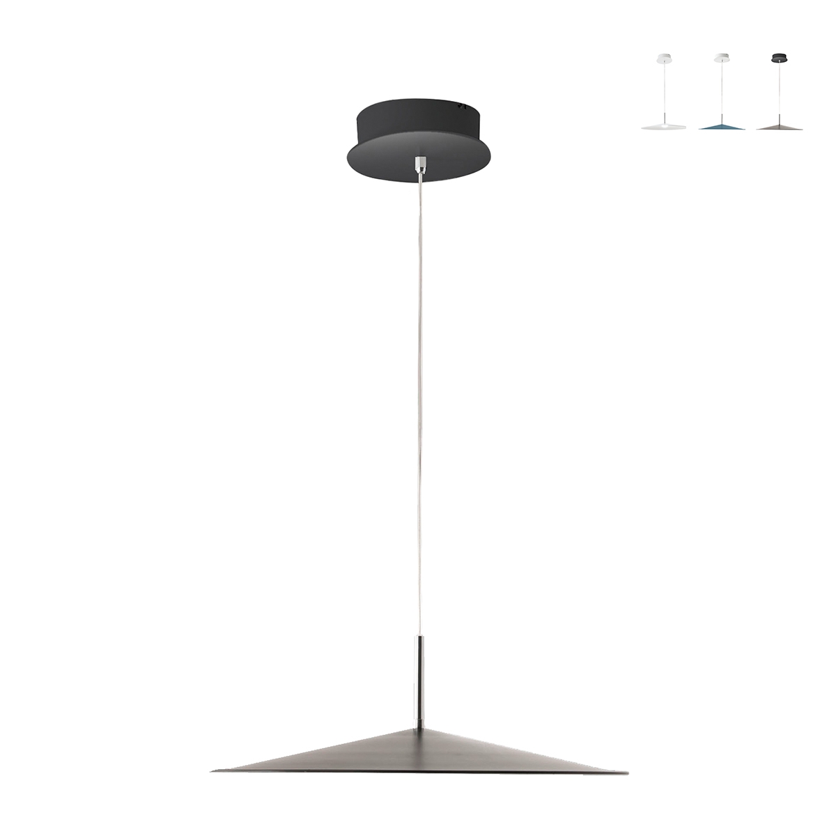 Lámpara colgante moderna con difusor LED circular Kasa Promoción