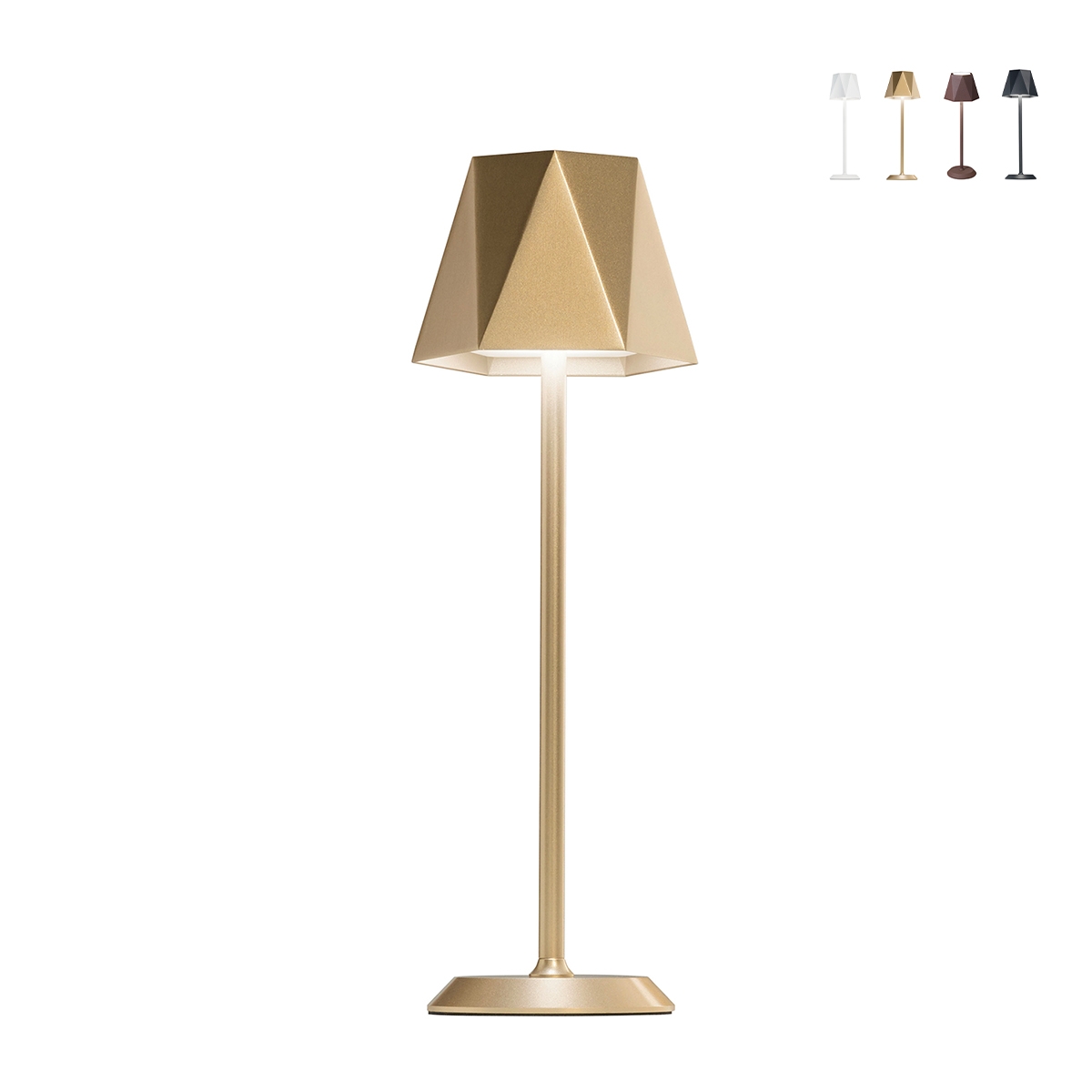 Lámpara moderna LED de mesa interior exterior portátil recargable Katy Promoción Lámpara moderna LED de mesa interior exterior portátil recargable Katy Promoción