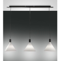 Lámpara de techo con 3 luces para cocina o salón estilo clásico Vincent-LS Oferta