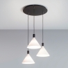 Lámpara colgante para salón con 3 luces estilo clásico Vincent-CS Promoción