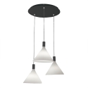 Lámpara colgante para salón con 3 luces estilo clásico Vincent-CS Rebajas