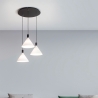 Lámpara colgante para salón con 3 luces estilo clásico Vincent-CS Descueto