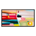 Cuadro abstracto 124x64cm pintado en plexiglás con marco negro Druvt Promoción