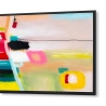Cuadro abstracto 124x64cm pintado en plexiglás con marco negro Druvt Oferta
