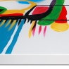 Cuadro moderno abstracto 120x70cm pintado multicolor sobre lienzo Luma Oferta