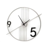 Reloj de pared de diseño moderno minimalista 65x60 cm en metal Rondo Promoción