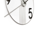 Reloj de pared de diseño moderno minimalista 65x60 cm en metal Rondo Oferta
