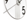 Reloj de pared de diseño moderno minimalista 65x60 cm en metal Rondo Oferta
