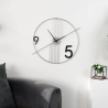 Reloj de pared de diseño moderno minimalista 65x60 cm en metal Rondo Venta