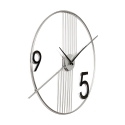Reloj de pared de diseño moderno minimalista 65x60 cm en metal Rondo Rebajas