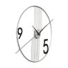 Reloj de pared de diseño moderno minimalista 65x60 cm en metal Rondo Rebajas