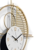 Reloj de pared 53x85cm con péndulo diseño moderno en metal dorado Vira Rebajas