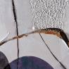 Cuadro abstracto moderno sobre lienzo 100x100cm decoraciones en relieve Zorya Oferta